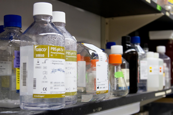 Reganet bottles in storage