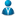 Blue man icon 64
