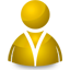 Yellow man icon 64