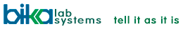 Bika Lab Systems logo - Tell it as it is