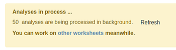 Worksheet Analysis Assignment queued in Bika Open Source LIMS