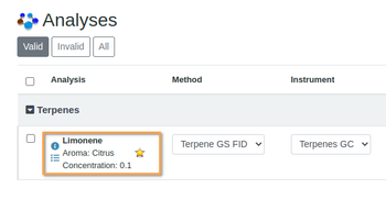 Advanced Analysis Services on Sample and Worksheet views form in Bika Open Source LIMS