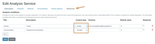 Configure Advanced Analysis Services in Bika Open Source LIMS