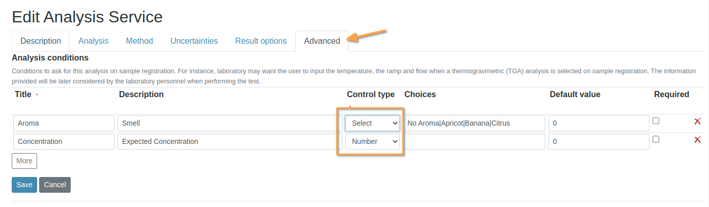 Configure Advanced Analysis Services in Bika Open Source LIMS