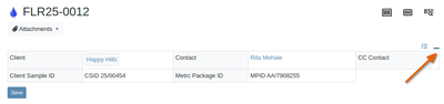 Sample Attributes section collapsed in Bika Open Source LIMS