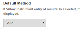 Instrument Method inherited by Analysis Service