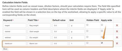 Factoring in Senaite Calculations. Calculation