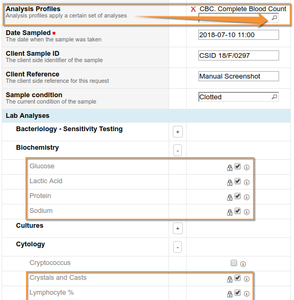 Using an Analysis Profile to automate AR creation in Bika and Senaite