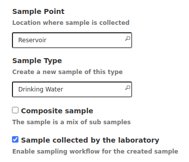 Sample Registration Template Default tab in Bika Open Source LIMS