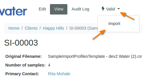 Batch Sample Import no Errors in Bika / Senaite Open Source LIMS