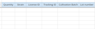 Sample Import spreadsheet for Bika Cannabis Open Source LIMS 