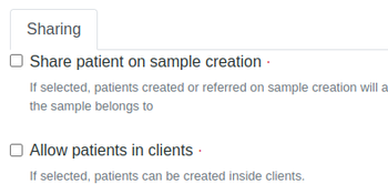 Patient sharing in Bika Open Source LIMS