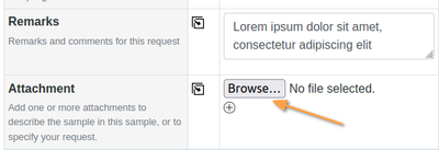 Sample Remarks and Attachments in Bika Open Source LIMS