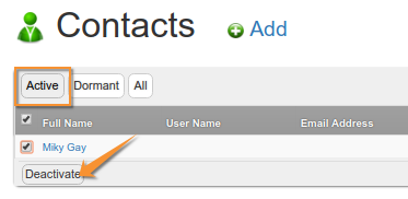 Deactivating Client Contacts in Bika | Senaite Open Source LIMS