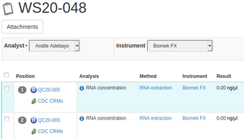 Recalibrated instrument passes QC in Bika Open Source LIMS