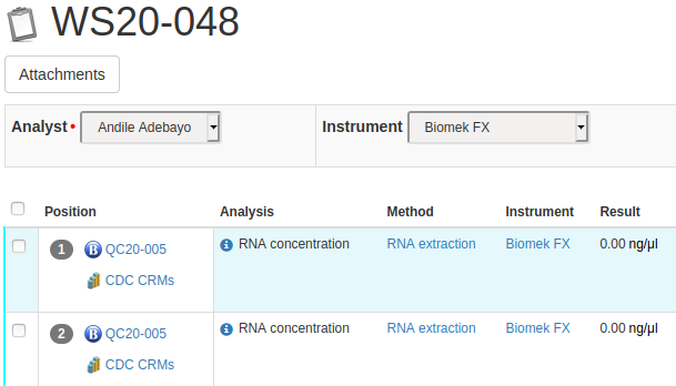 Recalibrated instrument passes QC in Bika Open Source LIMS