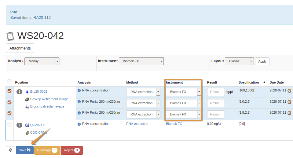 Recovered Instrument back online in Bika Open Source LIMS