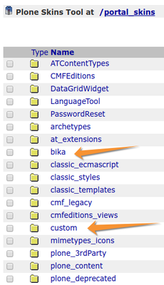bika and custom foilders in portal skins. Plone configuration for Bika | Senaite