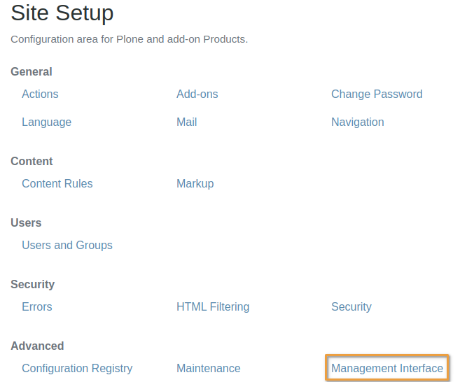 Bika LIMS S2 Management Interface