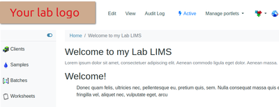 New front page in Bika Open Source LIMS