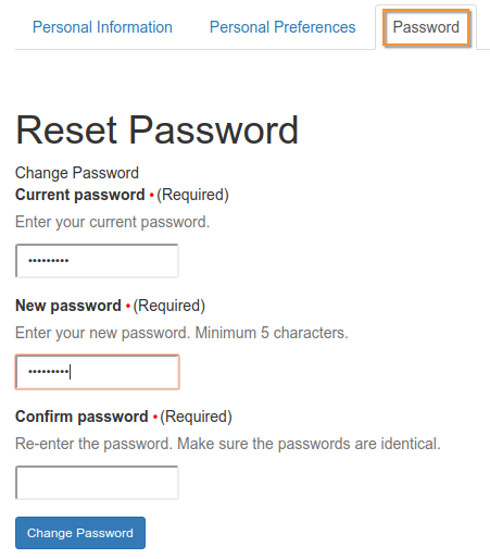 Reset Password in Bika Senaite Open Source LIMS