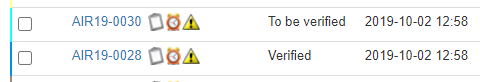 Samples To be Verified and Verified in Bika Open Source LIMS lists and tables