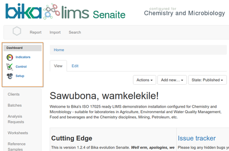 Adding a Portlet in Bika Senaite  Open Source LIMS