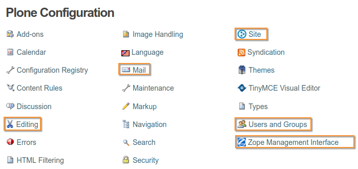 Plone configuration in Bika | Senaite Open Source LIMS