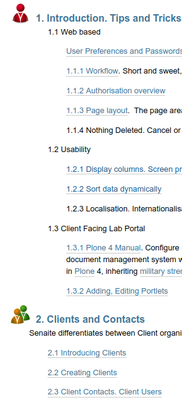 Bika Senaite Open Source LIMS User Manual Table of Contents