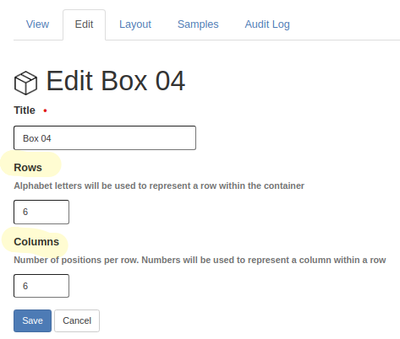 Configuring a Sample Container in Bika Open Source LIMS