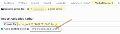 Import Bika Open Source LIMS configuration tarball