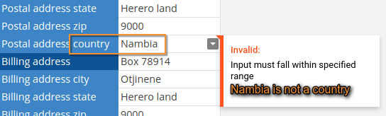  Import Setup data to Bika Open Source LIMS, Invalid entry