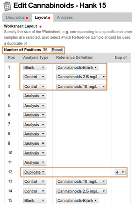 Worksheet Template lay-out