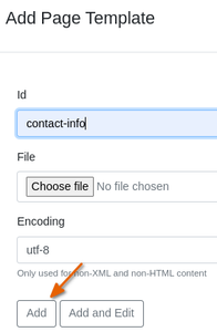 Add contact-info template in Bika Senaite Open Source