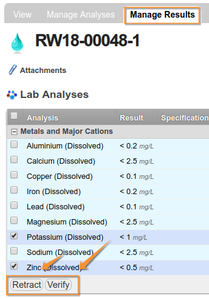 Verify or retract Analysis results in Bika and Senaite