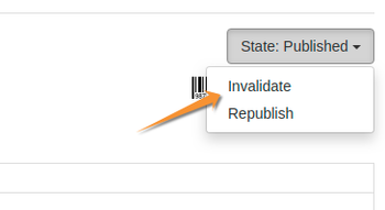 Invalidate published results COA in Bika Open Source LIMS