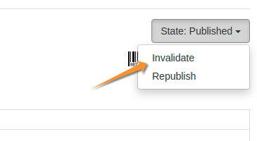 Invalidate published results COA in Bika Open Source LIMS