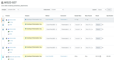 Preparation Worksheet in Bika Open Source LIMS