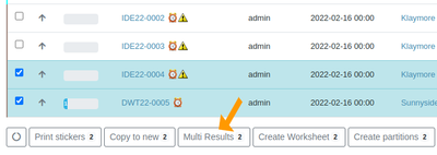 Multi Results in Bika Open Source LIMS