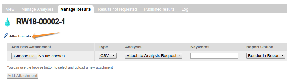 Upload Attacments on Analysis Requests in Bika and Senaite Open Source LIMS