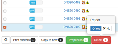 Sample Rejection from lists in Bika Open Source LIMS