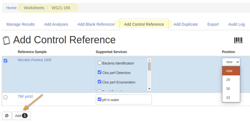 Add a CRM Control to a Worksheet in Bika and Senaite Open Source LIMS