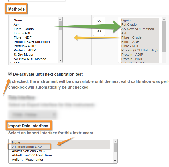 Assign Bika Senaite CSV importer interface and methods